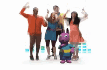 The Fresh Beat Band Jumping With Austin From Backyardigans GIF - The Fresh Beat Band Jumping With Austin From Backyardigans The Backyardigans GIFs