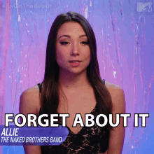 Forget About It Allie Di Meco GIF - Forget About It Allie Di Meco Ex On The Beach GIFs