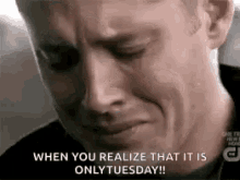 Supernatural Its Only Tuesday GIF - Supernatural Its Only Tuesday Dean Winchester GIFs