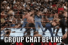Wwe Group Chat GIF - Wwe Group Chat Chaos GIFs