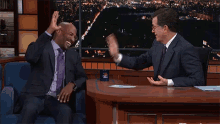 van jones high five yes agreed bros van jones high five yes agreed bros