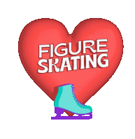 Ice Skating Figure Skating Sticker - Ice Skating Figure Skating Ice Skate Stickers