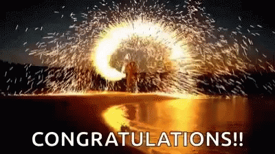 Congratulations Celebrate GIF - Congratulations Celebrate Fireworks -  Discover &amp; Share GIFs