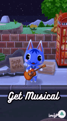 Get Musical Cat GIF - Get Musical Cat Animal Crossing GIFs