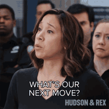 Whats Our Next Move Sarah Truong GIF - Whats Our Next Move Sarah Truong Hudson And Rex GIFs