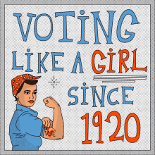 Voting Like A Girl Since1920 19th Amendment GIF - Voting Like A Girl Since1920 1920 19th Amendment GIFs