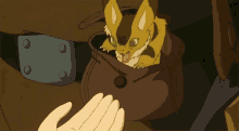 The Fox-squirrel, Teto - A Companion Of Nausicaa Of The Valley Of The Wind GIF - Angry Animal Ghibli GIFs