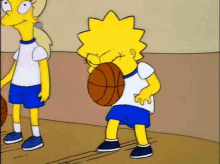 Lisa Versus Ball - The Simpsons GIF - The Simpsons Ball Gym Class GIFs