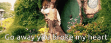 Go Away Heart Broken GIF - Go Away Heart Broken Bilbo GIFs