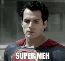 Super Meh Suparman GIF - Super Meh Suparman Meh GIFs