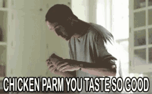 Chicken Parm Taste So Good GIF - Chicken Parm Taste So Good Peyton Manning GIFs