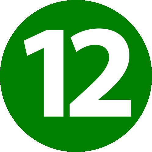 Number 12 Sticker - Number 12 Twelve - Discover & Share GIFs