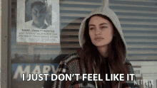I Just Dont Feel Like It Erin Naird GIF - I Just Dont Feel Like It Erin Naird Diana Silvers GIFs