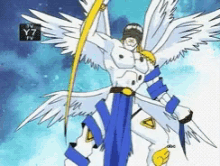 angemon digimon anime angel attack