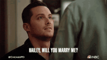 Hailey Will You Marry Me Detective Jay Halstead GIF - Hailey Will You Marry Me Detective Jay Halstead Chicago Pd GIFs