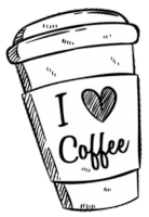 I Love Coffee Coffee Is Life Sticker - I Love Coffee Coffee Is Life Coffee Stickers