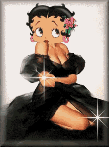 Betty Boop Sparkle GIF - Betty Boop Sparkle Pose GIFs