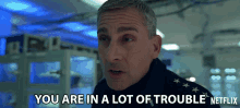 You Are In A Lot Of Trouble General Mark R Naird GIF - You Are In A Lot Of Trouble General Mark R Naird Steve Carell GIFs