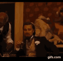 Leonardo Dicaprio Laughing GIF - Leonardo Dicaprio Laughing Django GIFs