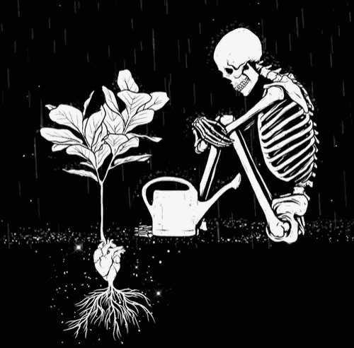 Skeleton Lonely GIF - Skeleton Lonely Waiting - Descubre & Comparte GIFs