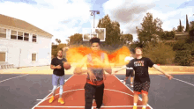 Fire Fire Blast GIF - Fire Fire Blast Basketball Court GIFs