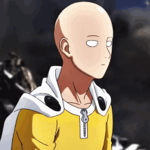 one punch man saitama stare what what did you say