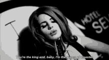 lana del rey music video queen of disaster sing microphone