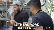 is there pork in there pork asking wearing glasses roy choi