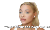 Were There For Each Other Gabriella Demartino Sticker - Were There For Each Other Gabriella Demartino Fancy Vlogs By Gab Stickers