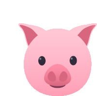 Pig Face Joypixels Sticker - Pig Face Joypixels Pink Pig Stickers