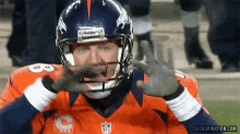 Look At My Hands GIF - Denver Broncos Peyton Manning Football GIFs
