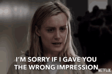 Im Sorry If I Gave You The Wrong Impression Not My Intention GIF - Im Sorry If I Gave You The Wrong Impression Not My Intention Didnt Mean To GIFs