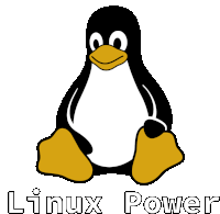 Linux Linux Power Sticker - Linux Linux Power Diolinux Stickers