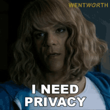 I Need Privacy Maxine Conway GIF - I Need Privacy Maxine Conway Wentworth GIFs
