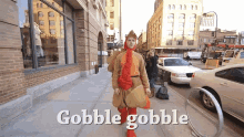 Turkey Gobble Gobble GIF - Turkey Gobble Gobble Thanks Giving GIFs