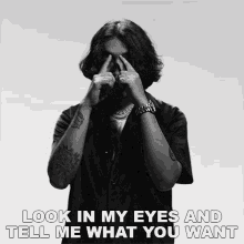 Look In My Eyes And Tell Me What You Want Cuco GIF - Look In My Eyes And Tell Me What You Want Cuco Paradise GIFs