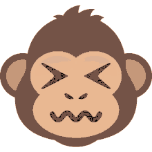 confounded monkey monkey joypixels monkey emoji monkey face