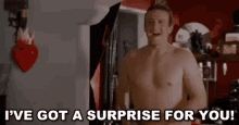 Surprise GIF - Ive Got A Surprise Naked Towel GIFs