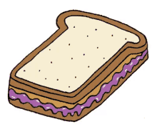 Peanut Butter And Jelly Sandwich GIF - Tasty Bread GIFs