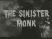 Vintage Horror Movie The Sinister Monk GIF - Vintage Horror Movie The Sinister Monk Scared GIFs