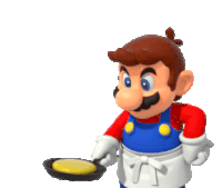 Mario Cooking Sticker - Mario Cooking Nintendo Stickers