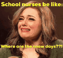 school school nurse nurses office snow day snow
