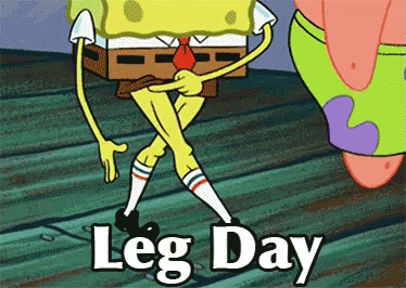 Leg Day GIF - Spongebob Spongebob Square Pants Leg Day GIFs