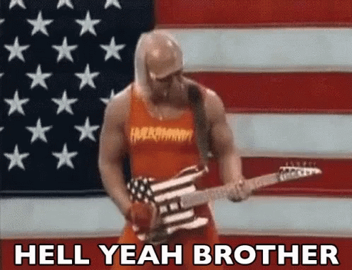 Hell Yeah Brother Hulk Hogan GIF - Hell Yeah Brother Hulk Hogan Guitar -  Discover & Share GIFs