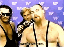 The Time Has Come Hart Foundation GIF - The Time Has Come Hart Foundation The Anvil GIFs