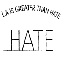 La Vs Hate Los Angeles Sticker - La Vs Hate Los Angeles 211 Stickers