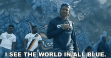 Blue See The World GIF - Blue See The World G Perico GIFs