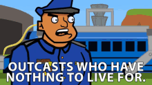Outcasts Who Have Nothing To Live For Police Officer GIF - Outcasts Who Have Nothing To Live For Police Officer Talking GIFs