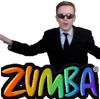 Zumba Zumba In A Suit Sticker - Zumba Zumba In A Suit Zumba Dance Stickers