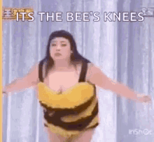 Bees Knees Dancing GIF - Bees Knees Dancing Bee Costume GIFs